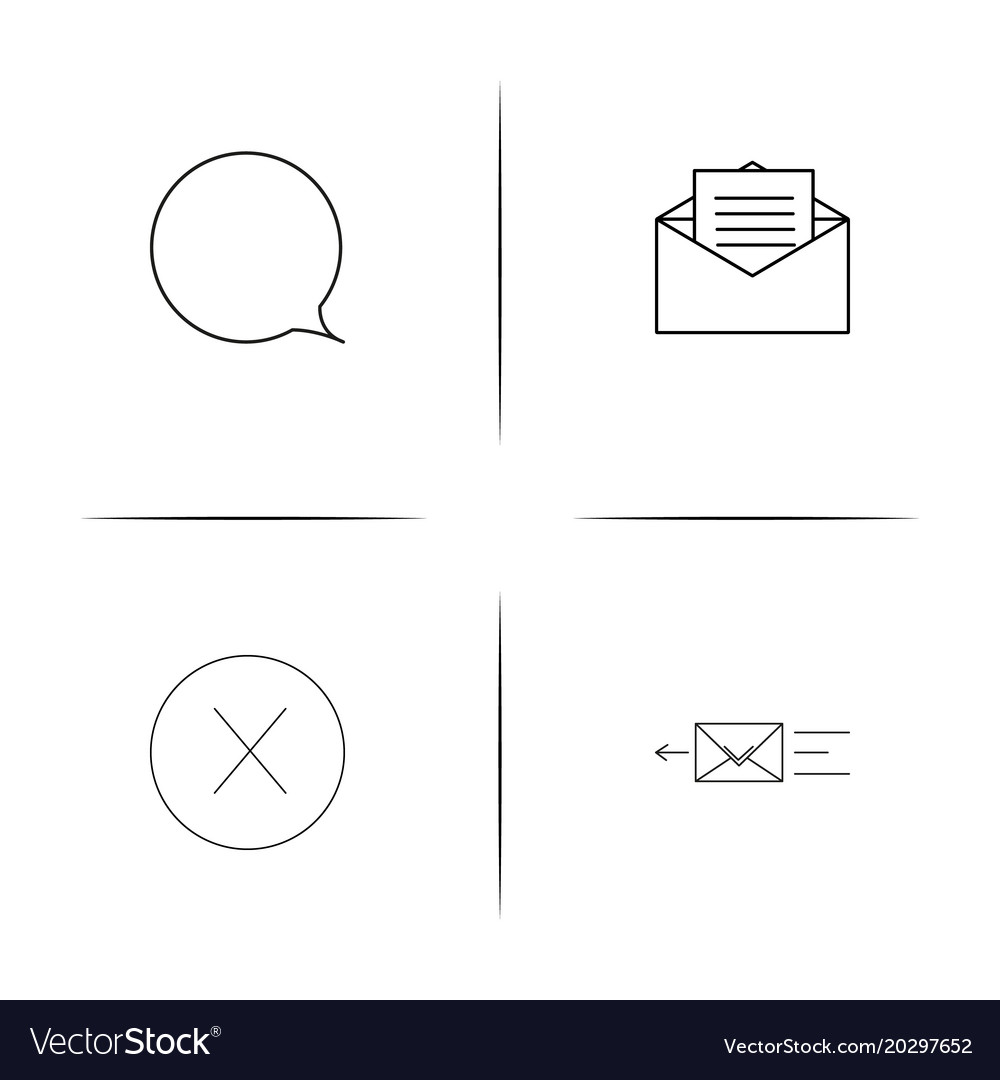 Web und Text einfache lineare Icon setsimple Umriss