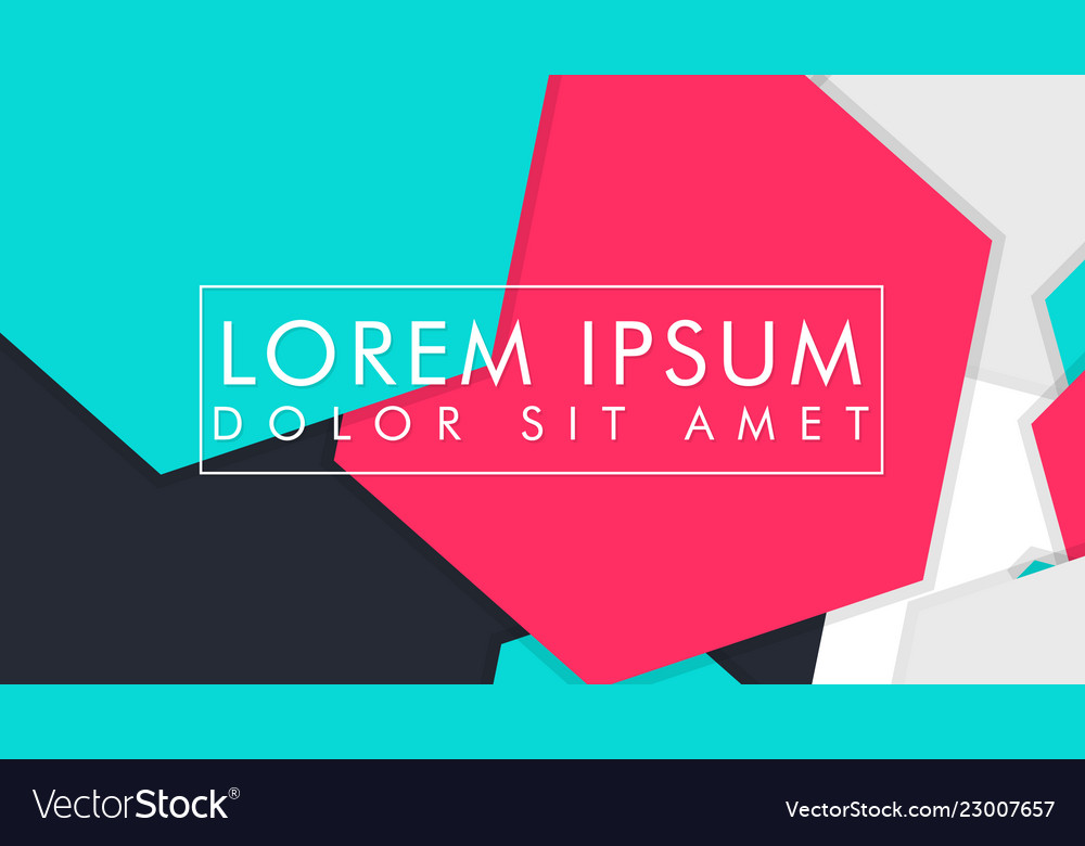 Abstract colorful hexagon background