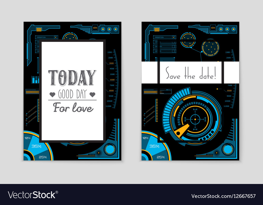 Abstract layout background set for art