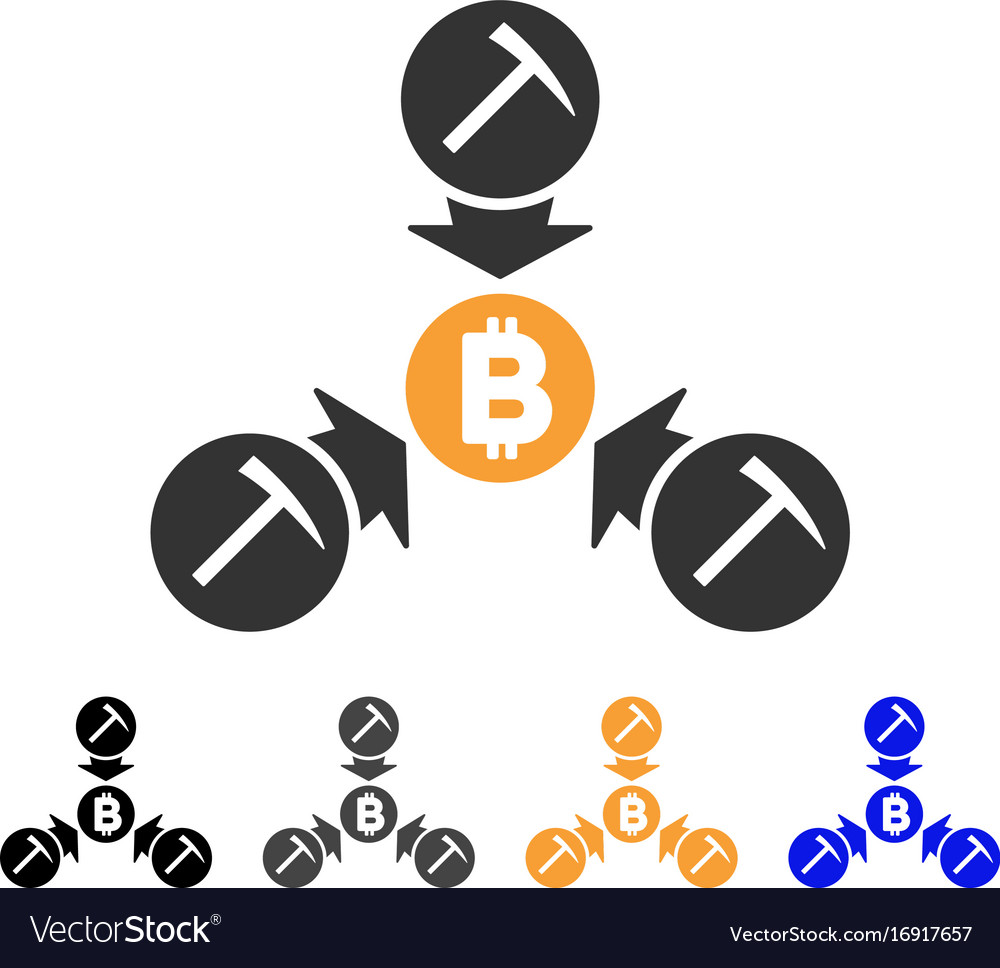 Bitcoin mining pool icon