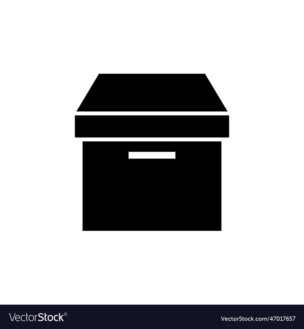 Box icon sign delivery package parcel Royalty Free Vector