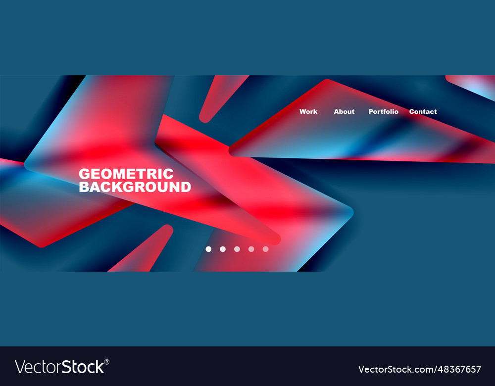 Bright colorful triangular shapes abstract vector image Bright colorful triangular shapes abstract