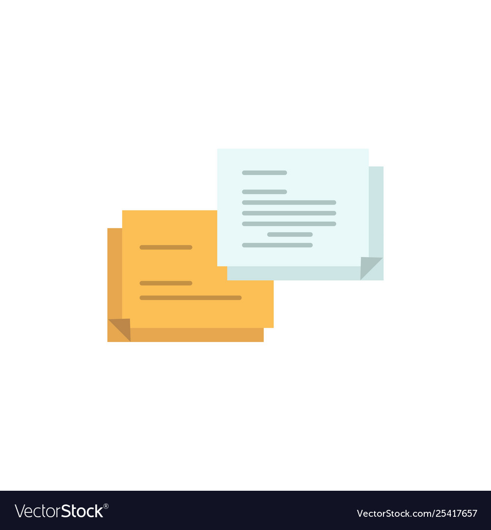 Chat bubble message popup flat color icon Vector Image Chat bubble message popup flat color icon