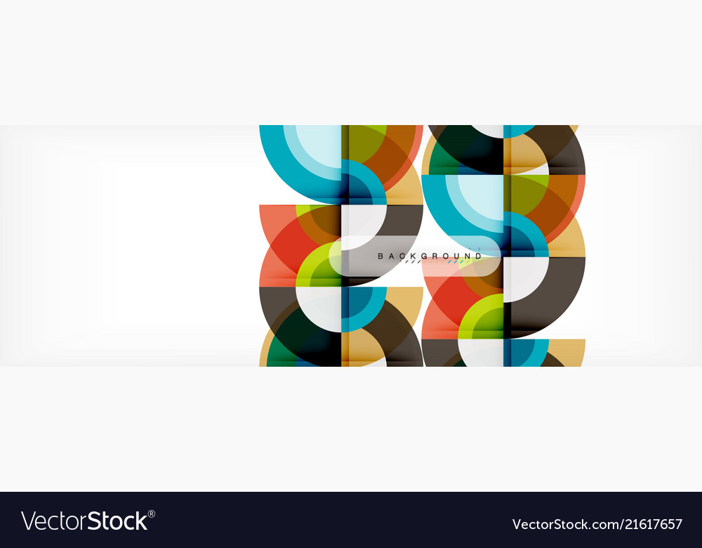 Circular abstract background