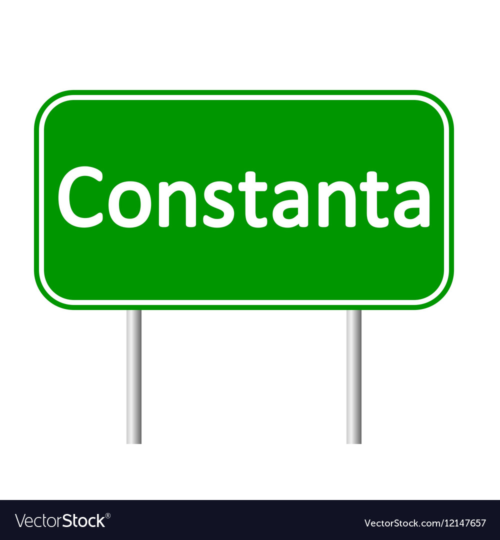 Constanta road sign