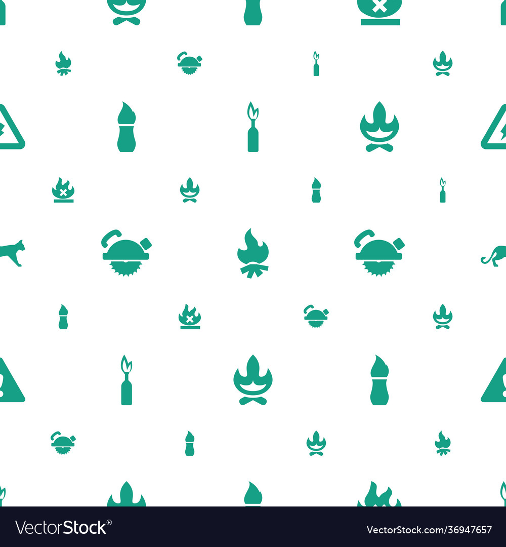 Dangerous icons pattern seamless white background