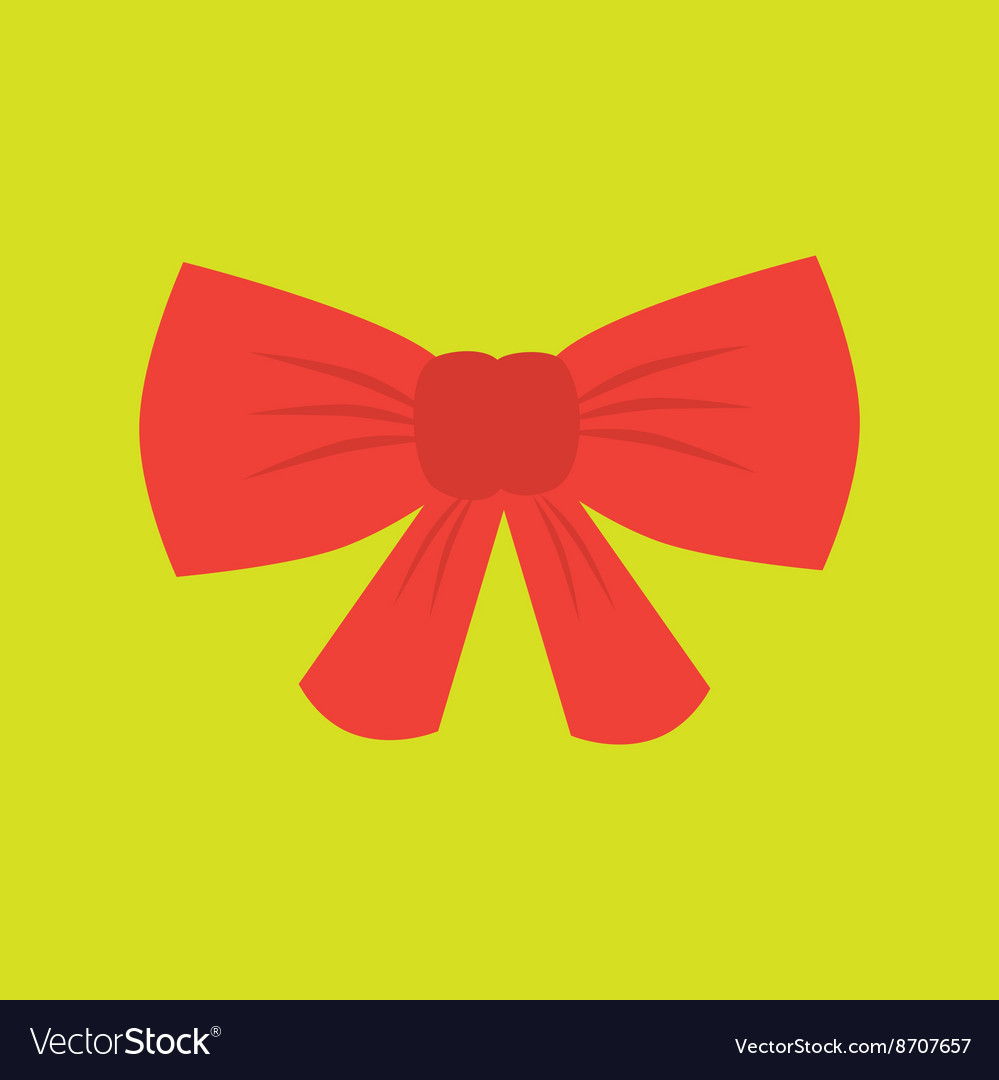 Decorative bow design Royalty Free Vector Image