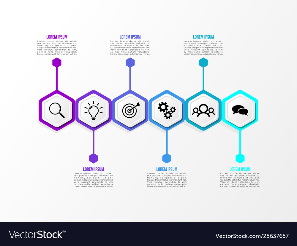 Infographic design template with options steps