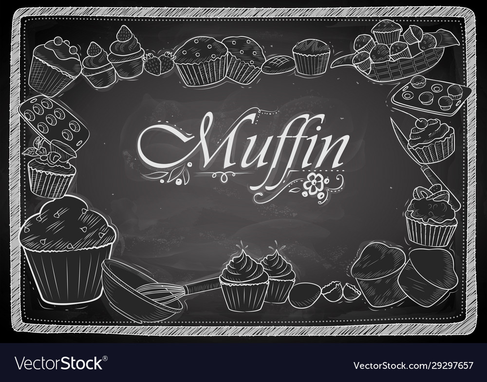 Muffin Variety Menu Background