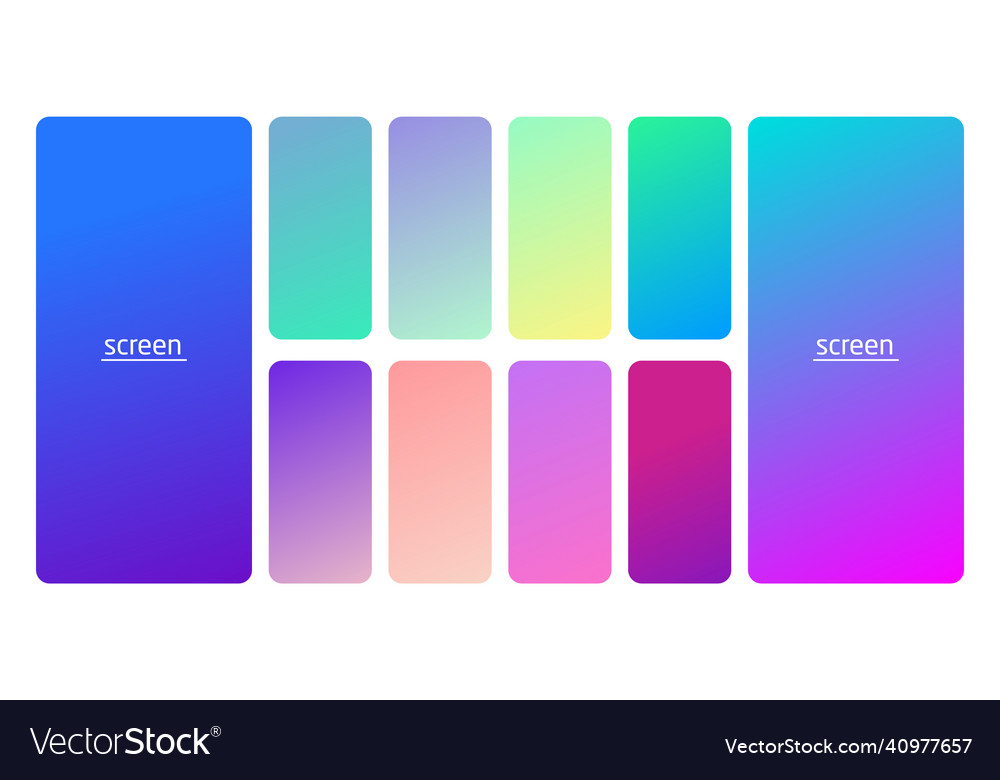 Pastel gradient smooth and soft vibrant color