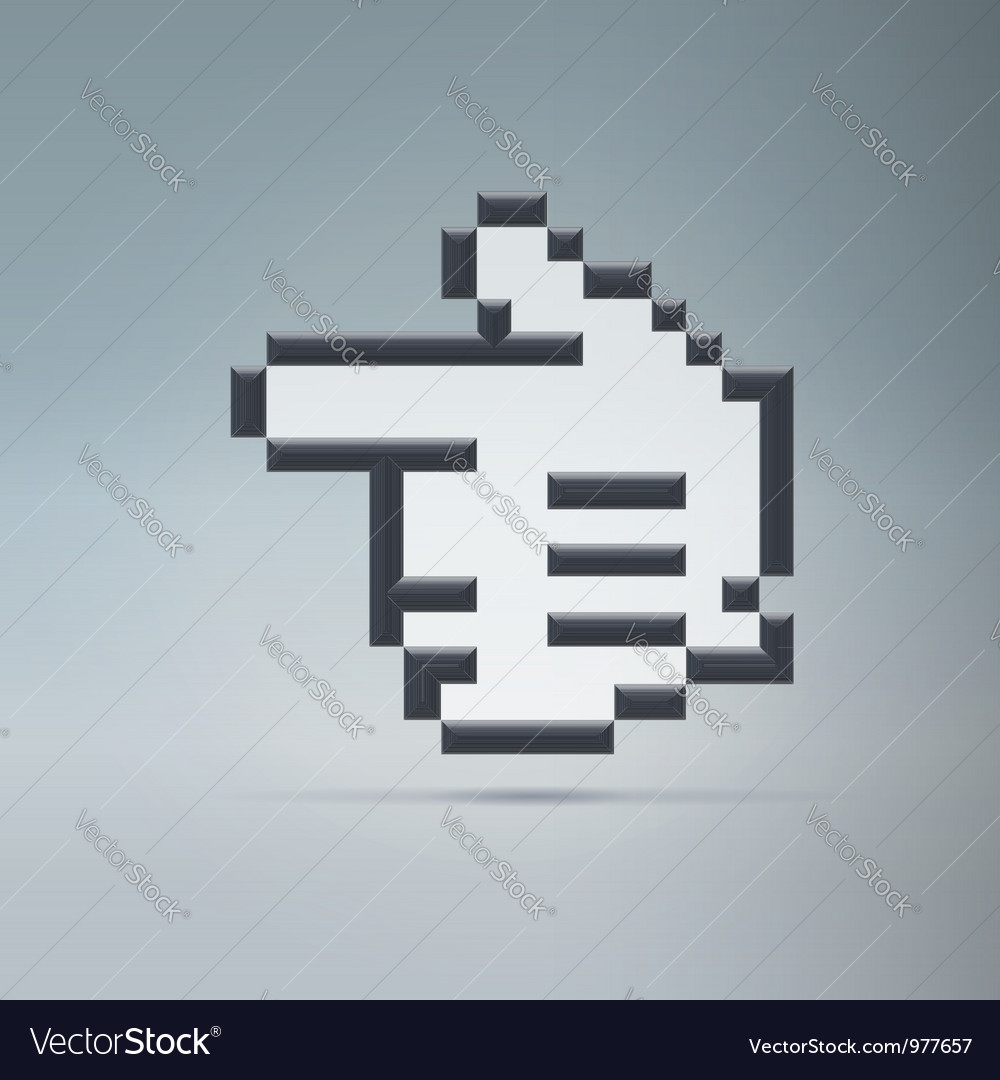 Pointer to the left