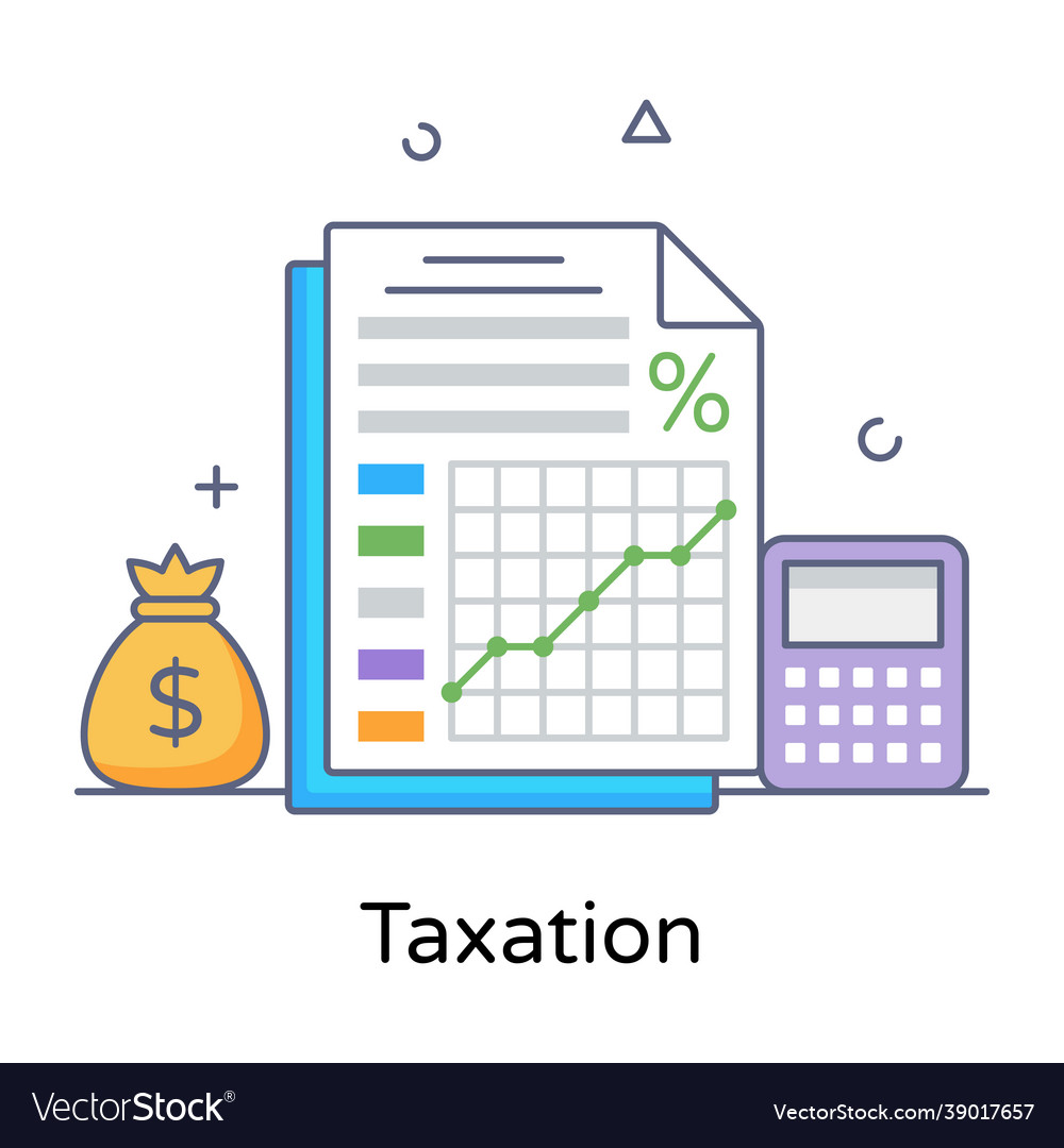 Taxation Royalty Free Vector Image - VectorStock