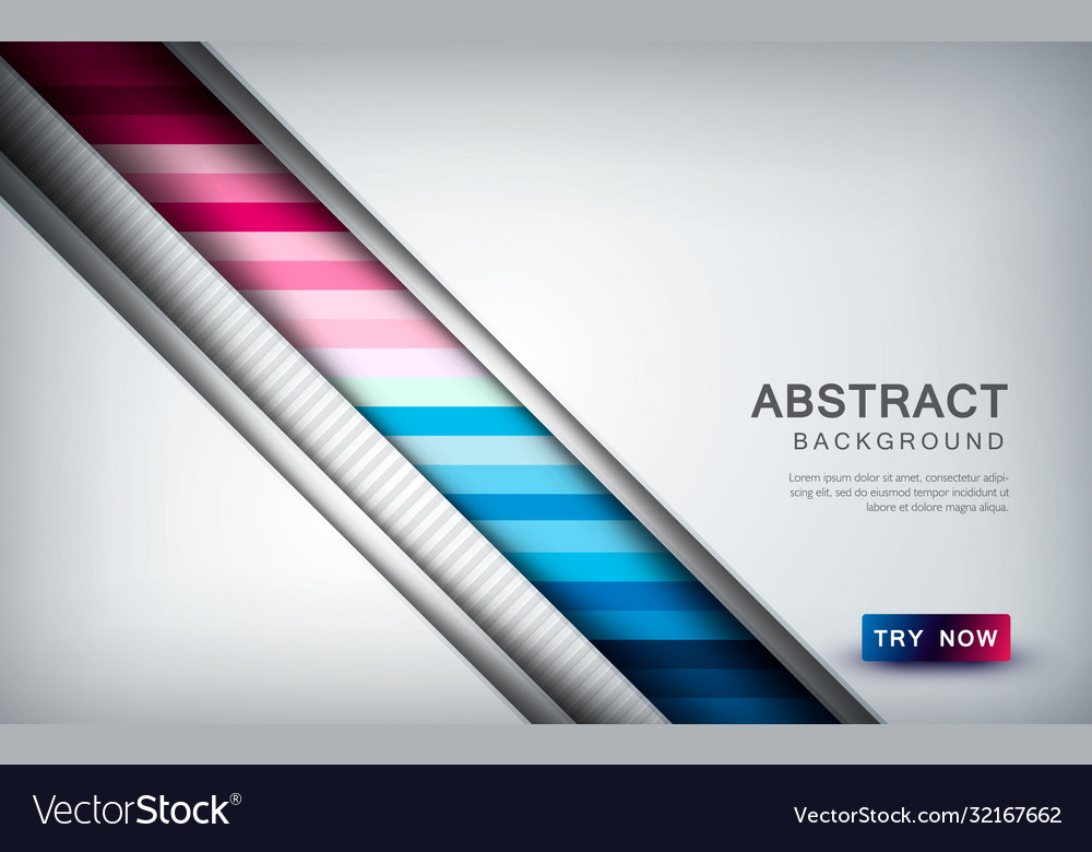 Abstract colored background with white overlap