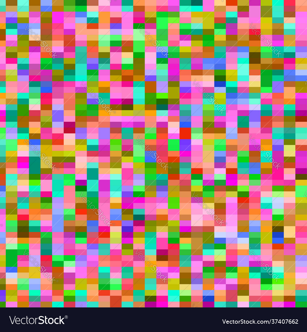 Colorful pattern with chaotic pixels vector image Colorful pattern with chaotic pixels