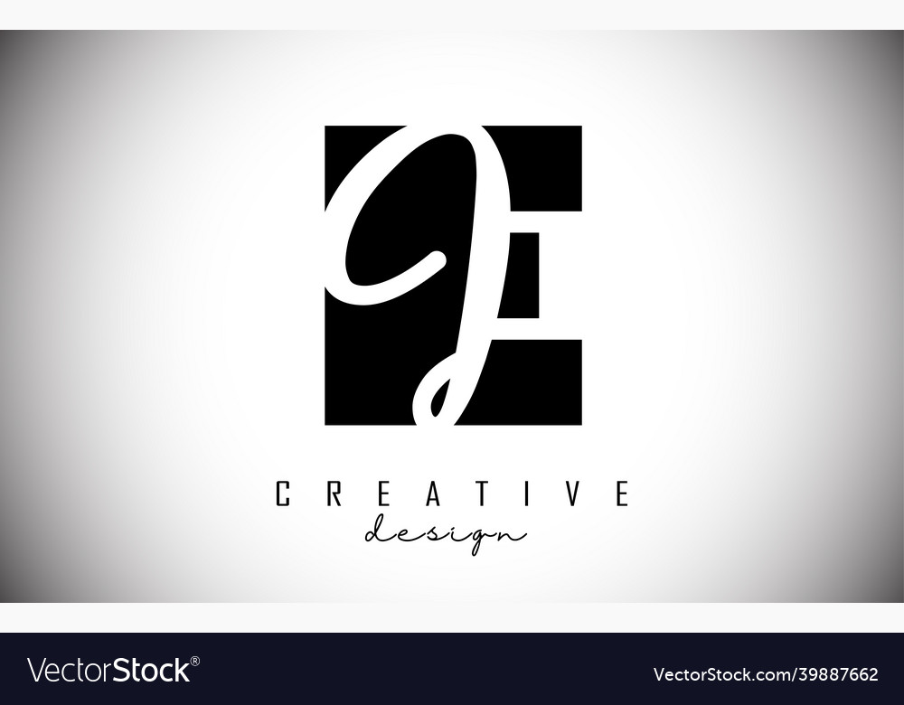 Elegant EJ Logo - Minimalist Typography