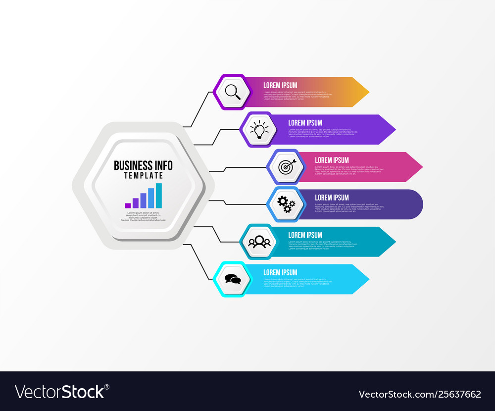 Infographic design template with options steps