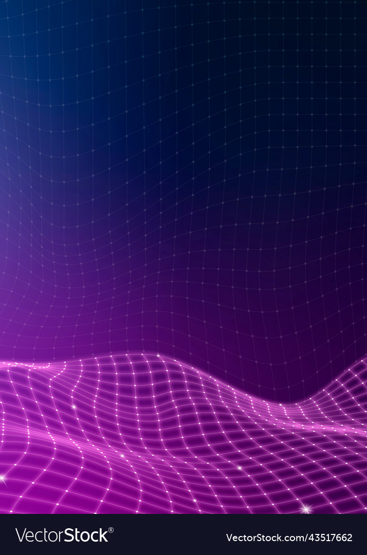 Purple 3d abstract wave pattern background