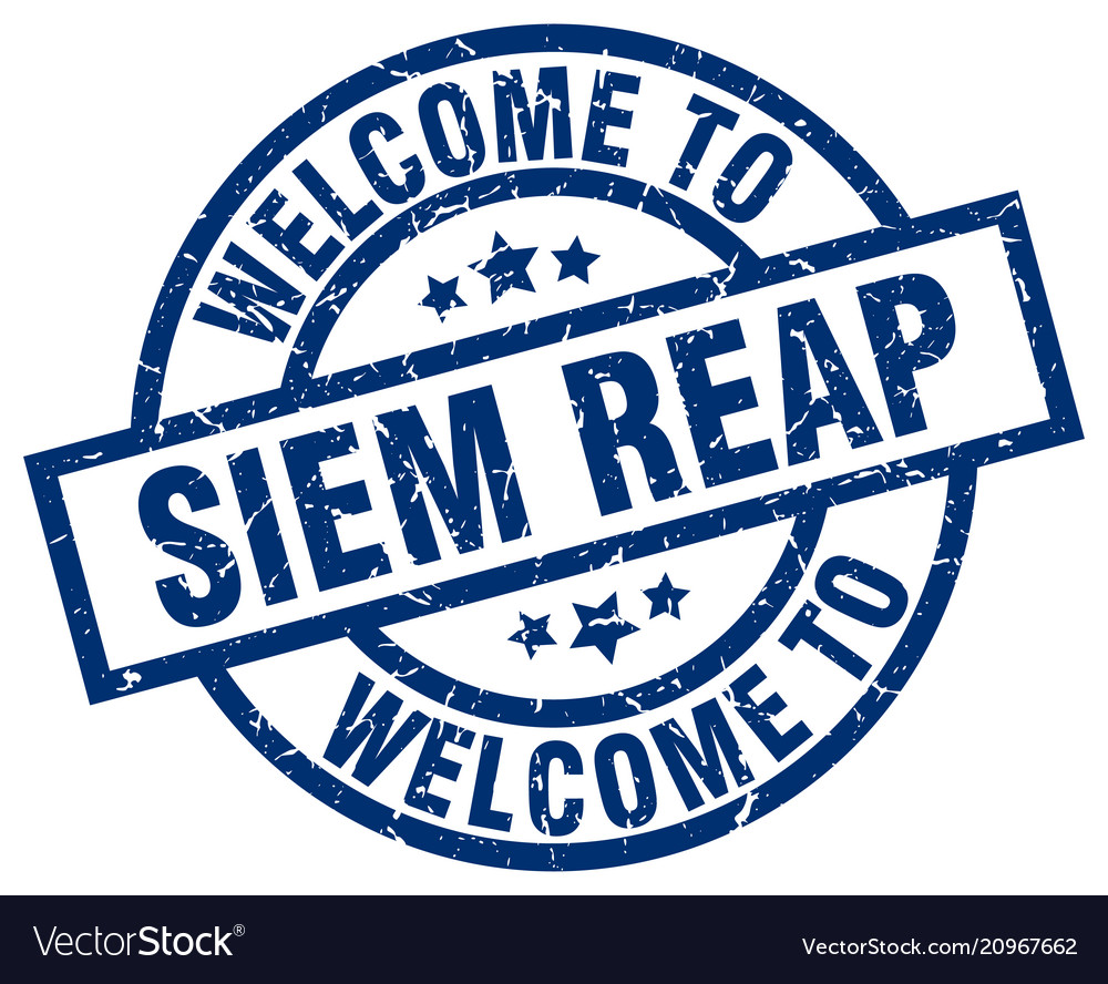 Welcome to siem reap blue stamp