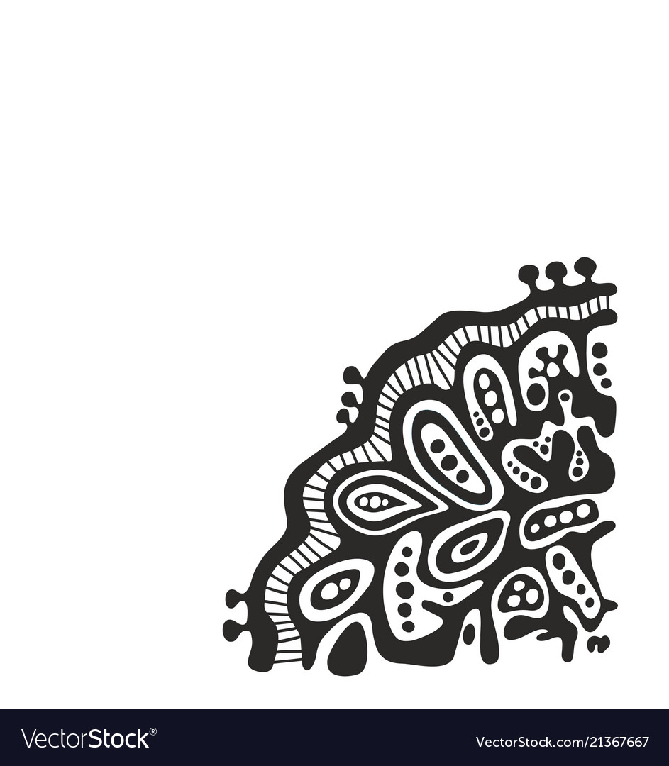 Decorative design element vector image Decorative design element