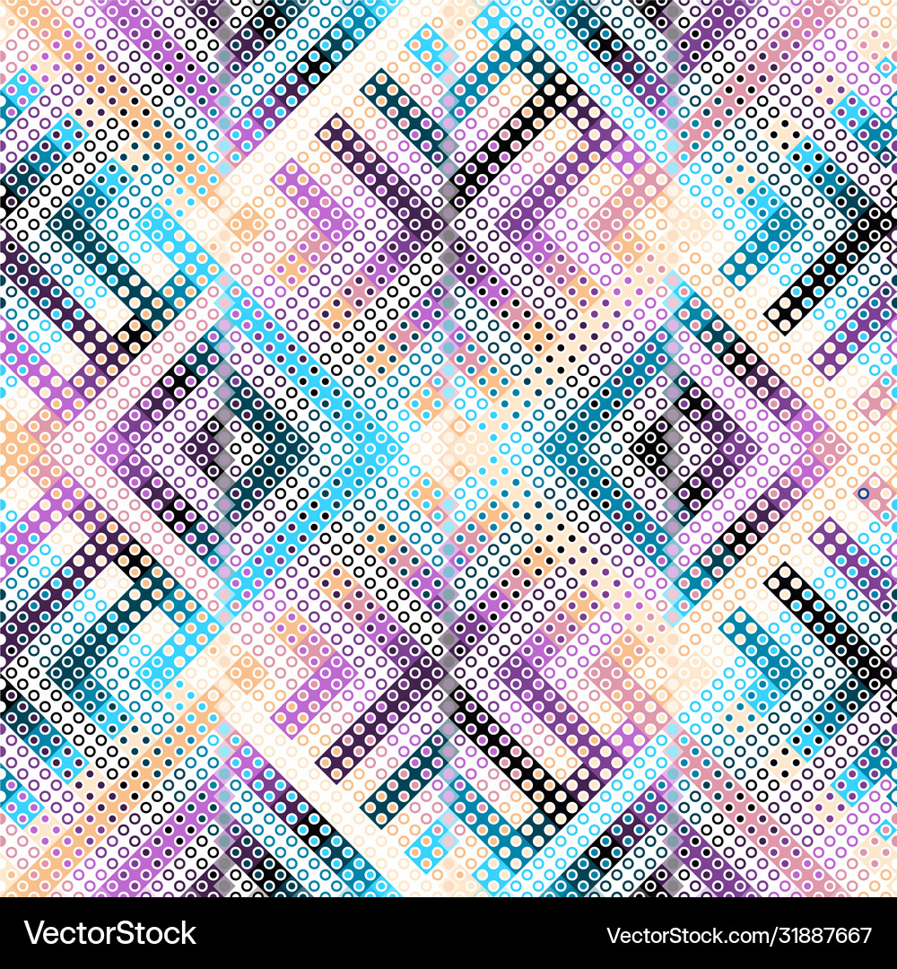 Geometric abstract pattern in low poly style Vector Image