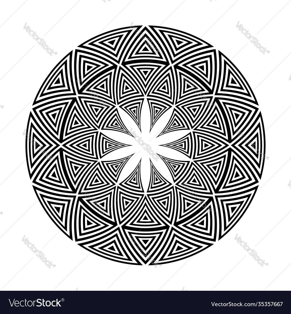 Geometric Circle Pattern