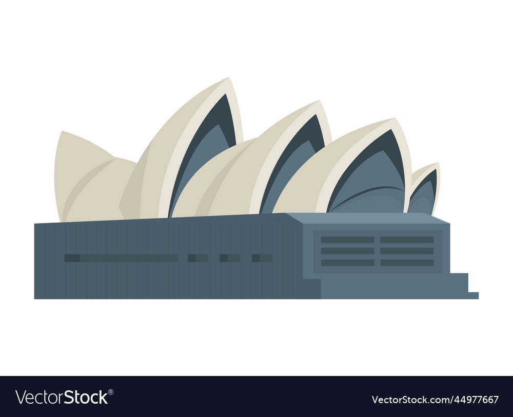 Opera House In Australia Royalty Free Vector Image