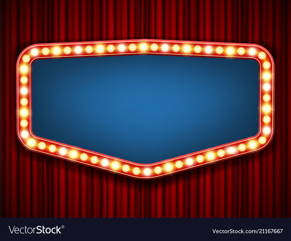 Retro Light Bulb Frame Set