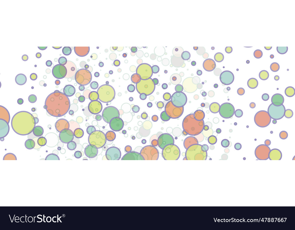 Round dots frame with empty space circle dotted vector image Round dots frame with empty space circle dotted