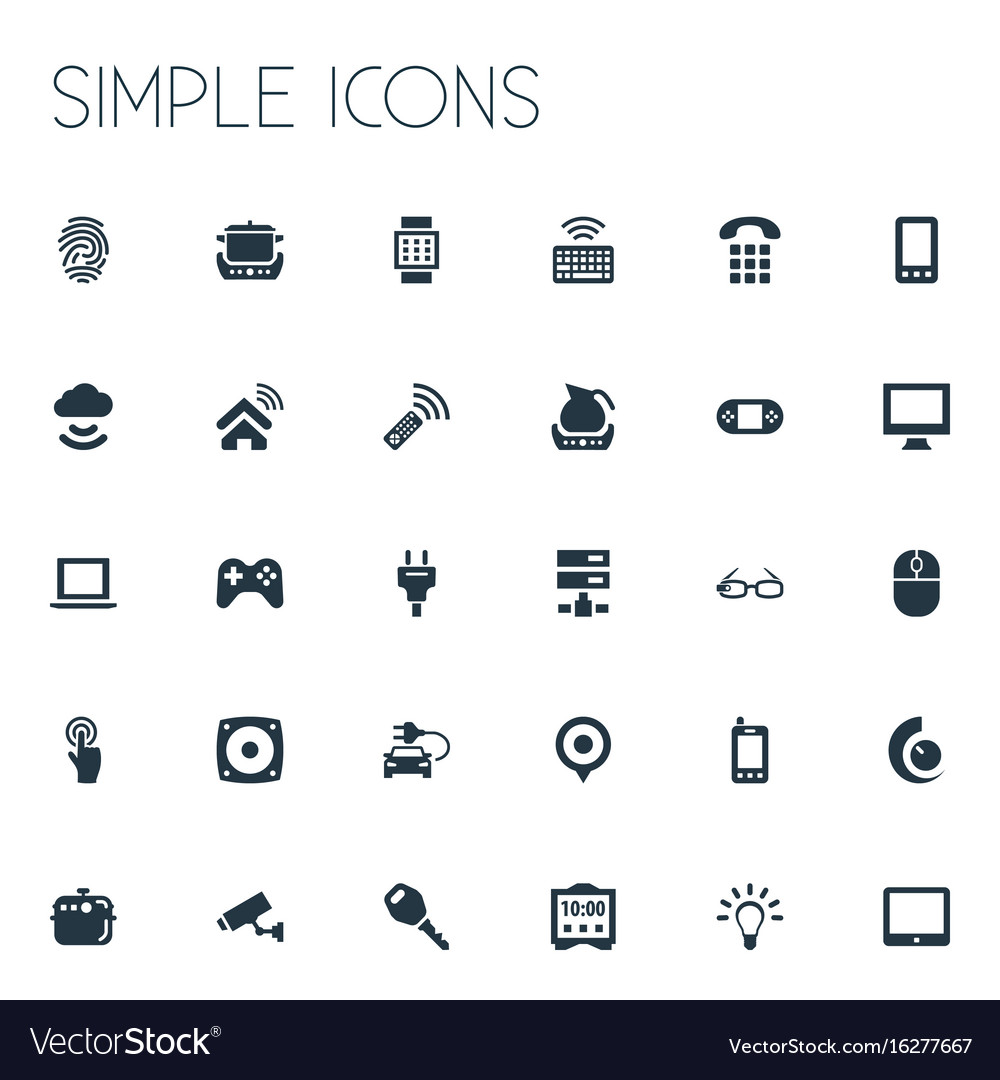 Simple Internet Icons - Network & Communication