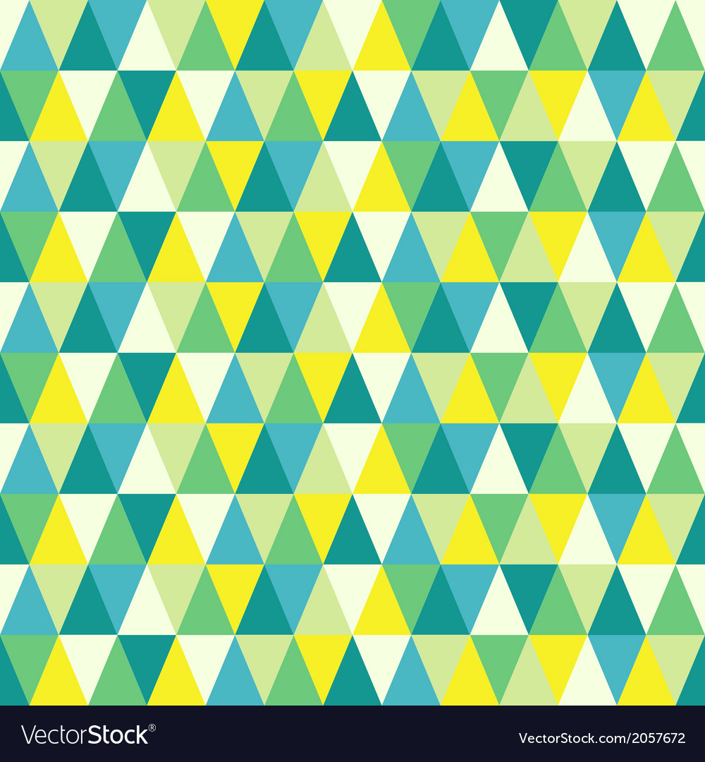 Geometric pattern of triangles shapes colorful