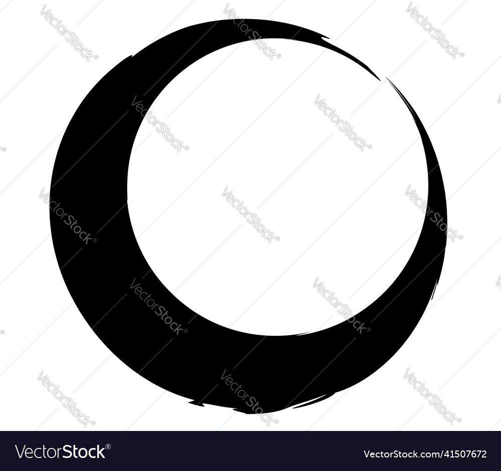 Grungy grunge semicircle circle shape element vector image Grungy grunge semicircle circle shape element