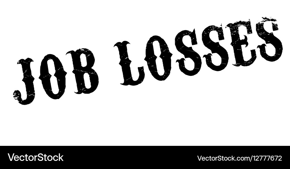 Job Losses rubber stamp Royalty Free Vector Image