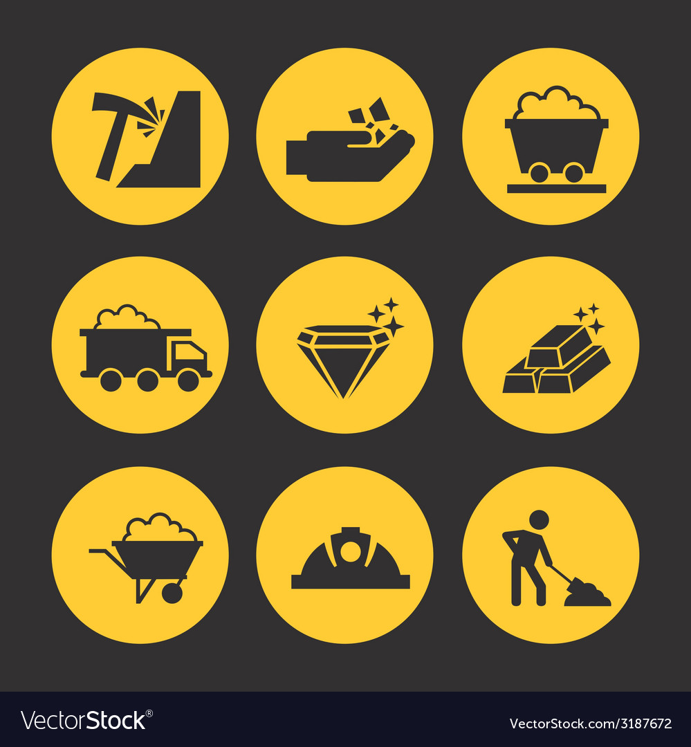 Mining Icon Set