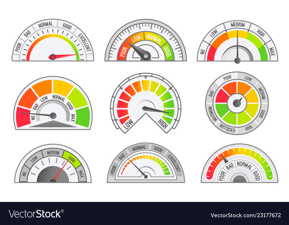 Speedometer and odometer scales pointer