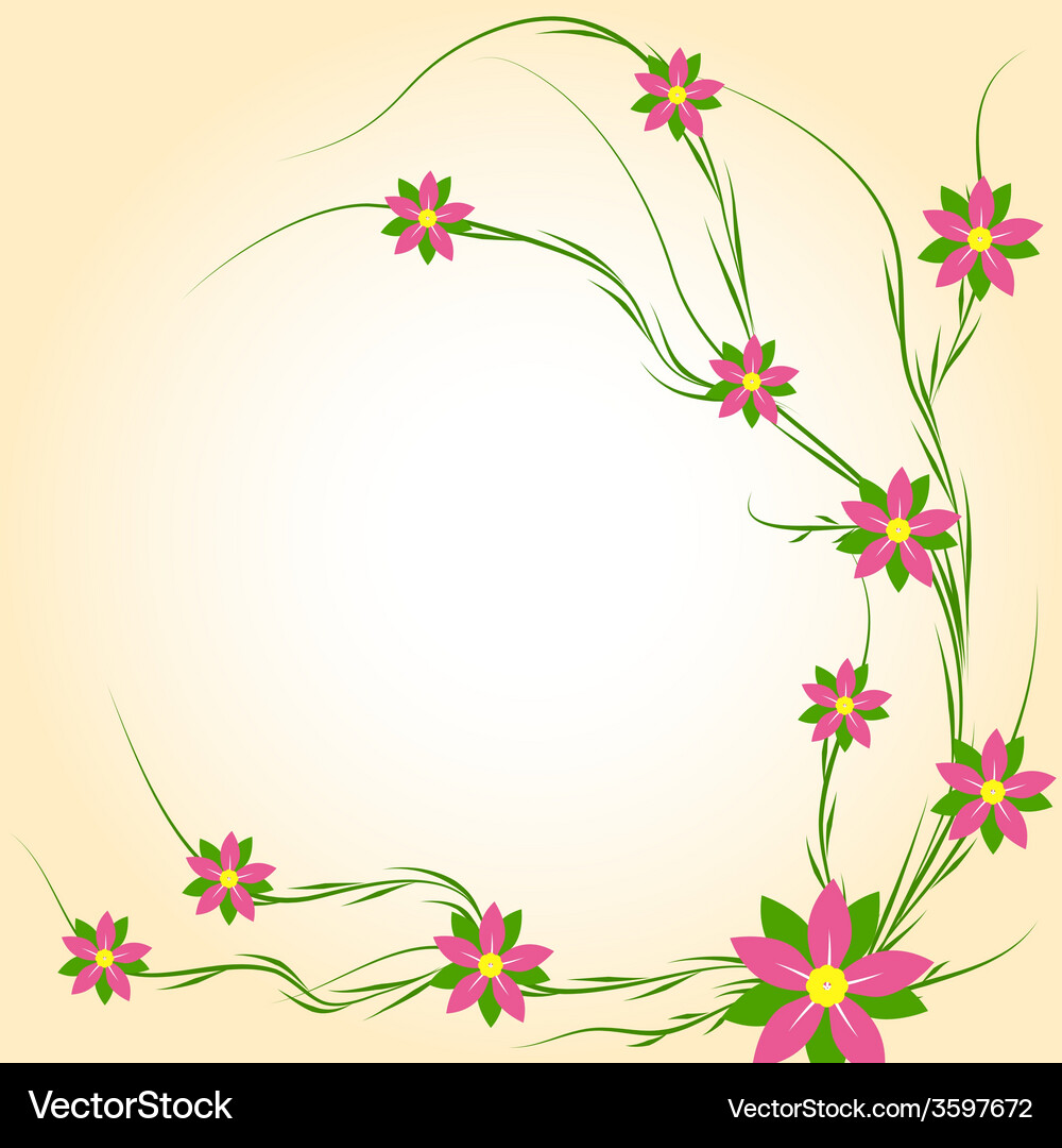 Spring flowers Royalty Free Vector Image - VectorStock