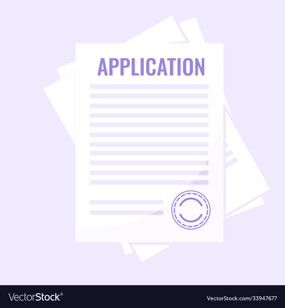 Application form submit flat style design icon