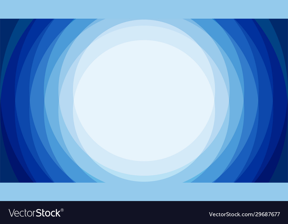 Blue stack circle abstract background with copy