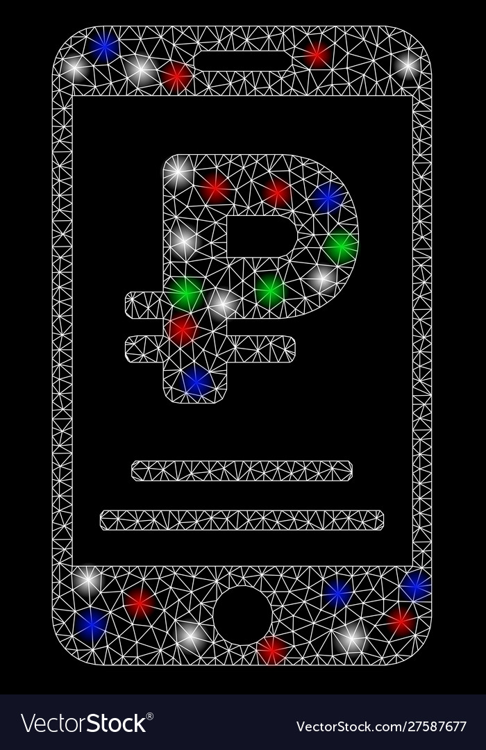 Helles Netz 2d Rouble mobile Zahlung mit Flare