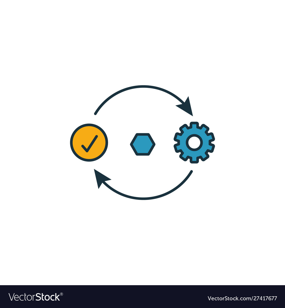 Control icon outline filled creative element from Vector Image