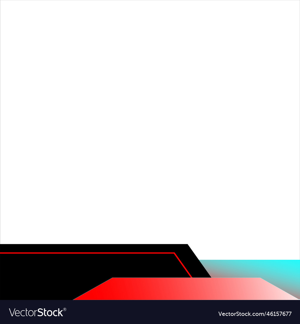 Gradient Modern Footer Royalty Free Vector Image