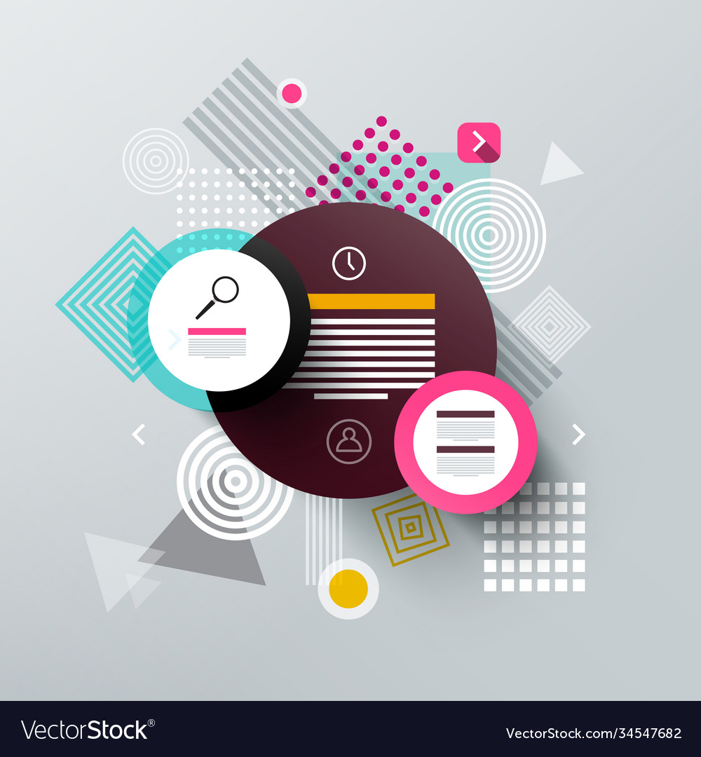 Abstract web background with sample texts vector image Abstract web background with sample texts