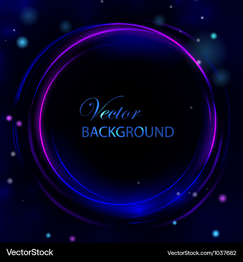 Circle light abstract background Royalty Free Vector Image