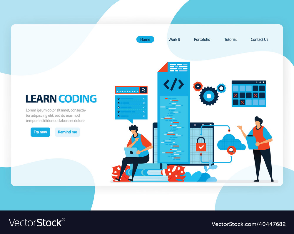 Homepage for learning programming and coding