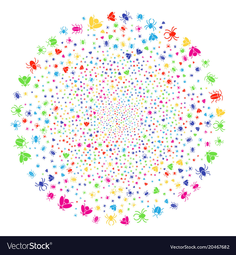 Insects exploding cluster