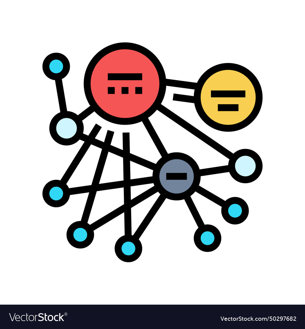 Pagerank Algorithmus Farbsymbol