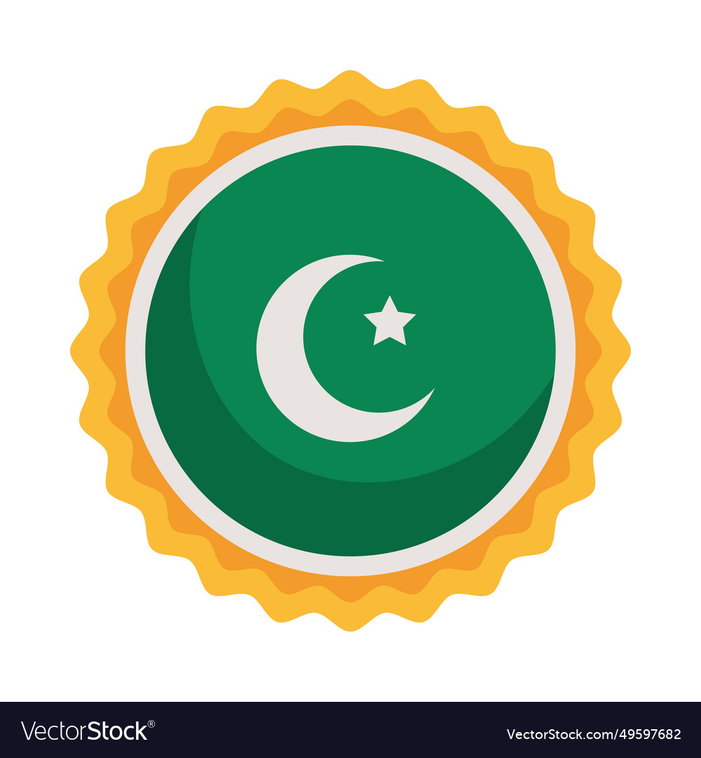 Pakistan label Royalty Free Vector Image - VectorStock