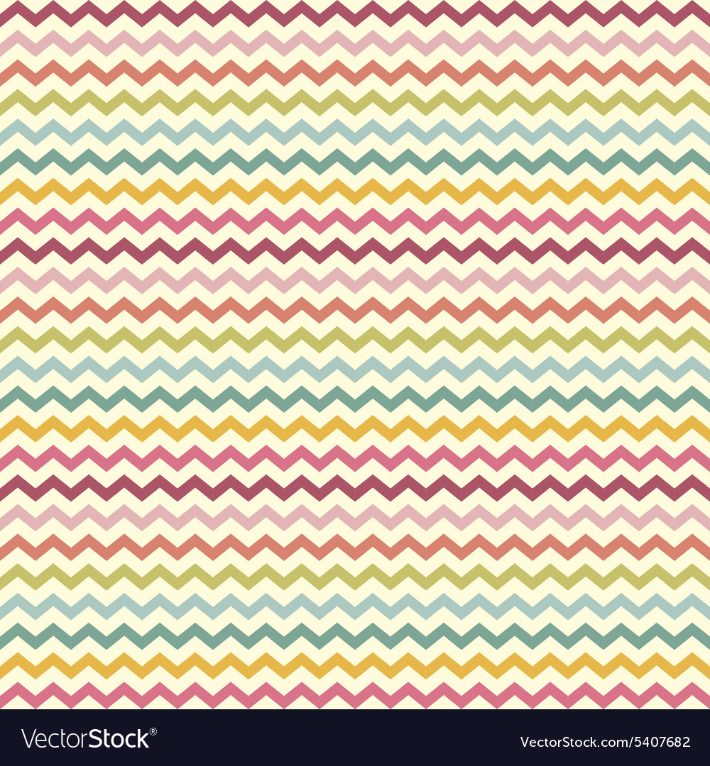 Retro Zigzag Chevron Pattern