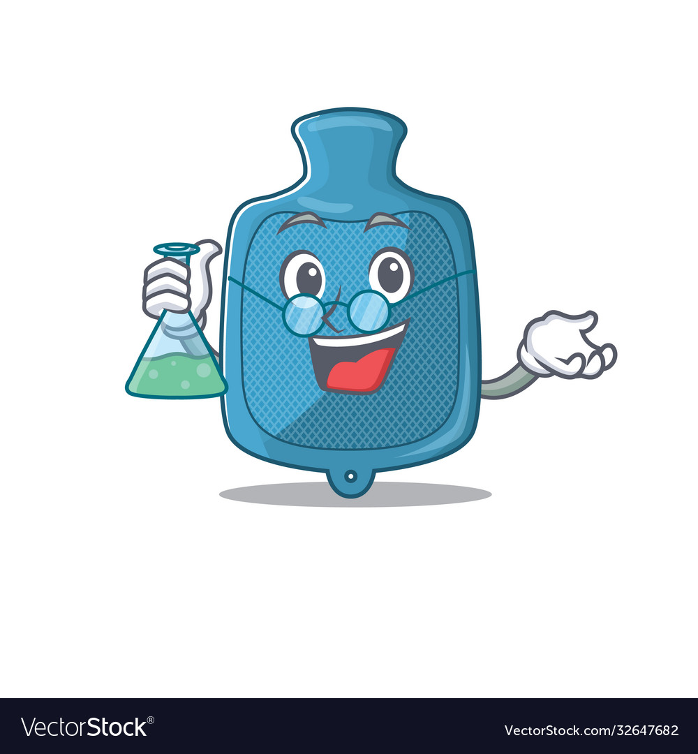 Smart professor hot water bag cartoon character