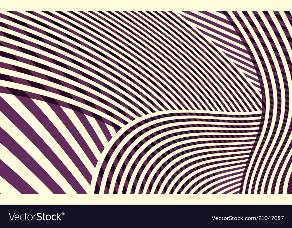 Abstract curve stripe pattern vector image Abstract curve stripe pattern