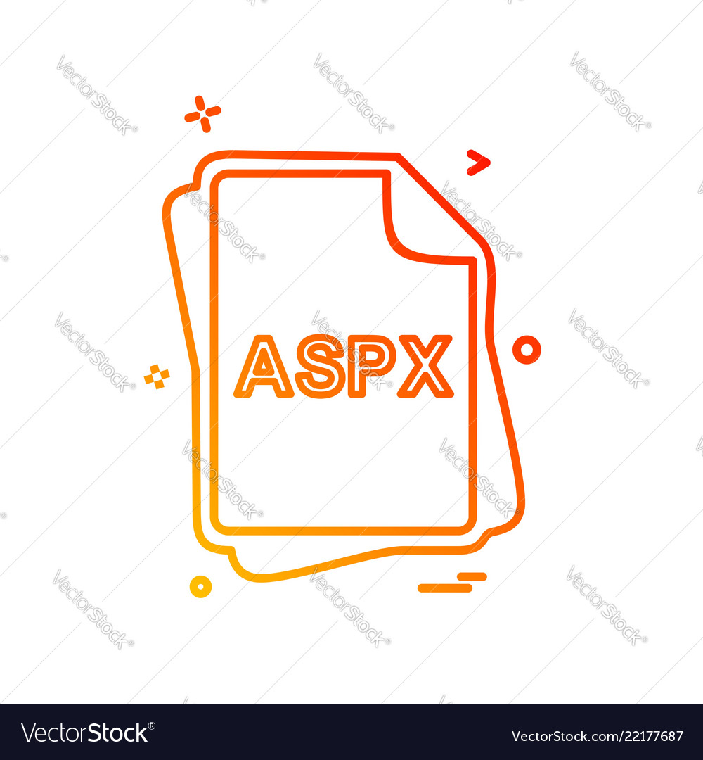 Aspx file type icon design